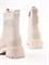 Женские зимние ботинки молочного цвета на шнуровке Chewhite - фото 21551