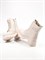 Женские зимние ботинки молочного цвета на шнуровке Chewhite - фото 21552