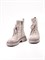 Женские зимние ботинки бежевого цвета из натуральной замши - фото 21618