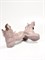 Женские зимние ботинки из натуральной бежевой замши - фото 21814