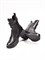 Женские зимние ботинки из натуральной черной кожи - фото 21859
