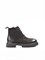 Мужские зимние ботинки из натуральной черной замши - фото 21945