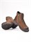 Мужские зимние ботинки коричневого цвета на шнуровке Chewhite - фото 22378