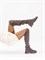 Женские зимние ботфорты бежевого цвета Chewhite - фото 22643