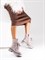 Женские зимние ботинки бежевого цвета из натуральной замши - фото 22670