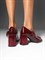 Женские туфли Мэри-Джейн бордового цвета Chewhite - фото 23689