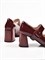 Женские туфли Мэри-Джейн бордового цвета Chewhite - фото 23694