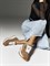 Женские кроссовки из натуральной бежевой замши Chewhite - фото 23798