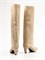 Женские демисезонные сапоги-трубы бежевого цвета Chewhite - фото 23818