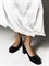 Женские туфли черного цвета с квадратным мысом Chewhite - фото 24169