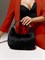 Женская сумка-багет черного цвета Chewhite - фото 24396