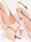 Женские летние слингбэки бежевого цвета Chewhite - фото 24688
