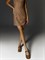 Женские балетки из натуральной бежевой замши Chewhite - фото 24960