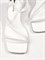 Женские босоножки белого цвета на каблуке kitten heel - фото 25053