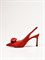 Женские туфли слингбэки красного цвета Chewhite Limited - фото 25110