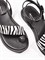 Женские сандалии с принтом под зебру Chewhite - фото 26006