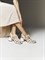Полуоткрытые туфли Мэри-Джейн белого цвета Chewhite - фото 26008