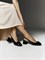 Женские открытые туфли черного цвета Chewhite - фото 26057
