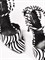 Женские босоножки с принтом под зебру Chewhite - фото 26076