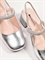 Женские слингбэки серебряного цвета Chewhite - фото 26155