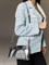 Женская сумка кросс-боди серебряного цвета Chewhite - фото 26565