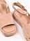 Женские сандалии из натуральной бежевой замши Chewhite - фото 26801