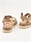 Женские сандалии цвета хаки на липучках Chewhite - фото 26814