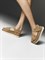 Женские сандалии цвета хаки на липучках Chewhite - фото 26815
