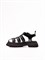 Женские сандалии черного цвета на платформе Chewhite - фото 26862