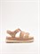 Женские сандалии из натуральной бежевой замши Chewhite - фото 26869