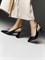 Женские слингбэки черного цвета на каблуке Chewhite - фото 27006