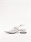 Женские слингбэки белого цвета на каблуке Chewhite - фото 27014