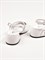 Женские слингбэки белого цвета на каблуке Chewhite - фото 27016