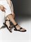 Женские сандалии из натуральной черной кожи Chewhite - фото 27034