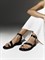 Женские сандалии из натуральной черной кожи Chewhite - фото 27036