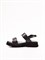 Женские сандалии черного цвета Chewhite - фото 27101