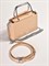 Женская мини-сумка бежевого цвета Chewhite - фото 27644