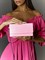 Женская сумка кросс-боди в розовом цвете - фото 27947