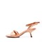 Женские босоножки на каблуке kitten heel - фото 42179