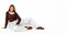 Женские лоферы коричневого цвета Chewhite Premium - фото 42412