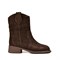 Женские ботинки коричневого цвета - фото 48504