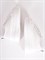 Женские кеды на толстой подошве белые из натуральной кожи - фото 5187