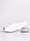 Босоножки насыщенного белого цвета с открытой пяткой - фото 5243