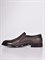 Кожаные туфли коричневого цвета с перфорированным узором - фото 5778