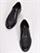 Удобные кожаные туфли из натуральной чёрной кожи на шнуровке - фото 5805