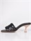 Мюли черного цвета на комфортном каблуке kitten heel - фото 5816