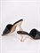 Мюли черного цвета на комфортном каблуке kitten heel - фото 5817