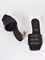 Мюли черного цвета на комфортном каблуке kitten heel - фото 5818