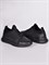 Кожаные кроссовки чёрного цвета с перфорацией Chewhite - фото 5931