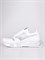 Летние кроссовки из белой натуральной кожи с текстильной сеткой - фото 6101